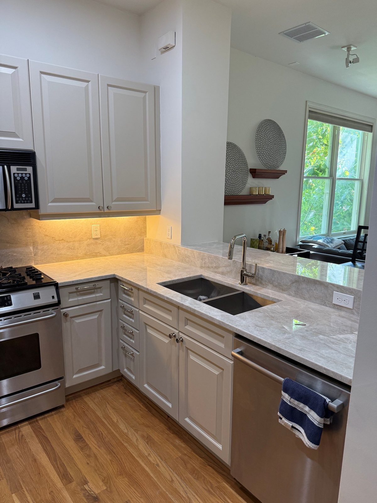 Finished, remodeled Abby kitchen